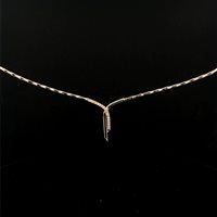 Necklace Cianfrone Gioielli Woman in Gold Diamante 0.13 Ct COOR-64-198 - COOR-64-198